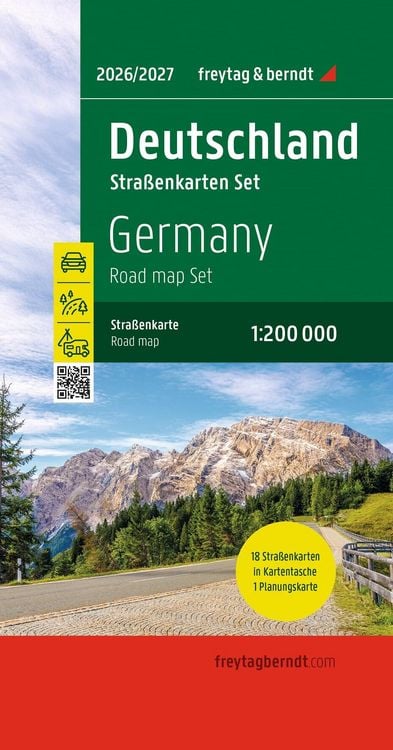 Produktbild: Freytag & berndt Stra&szlig;enkarte Deutschland Set 2026/2027 1:200.000