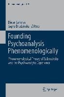 Produktbild: Founding Psychoanalysis Phenomenologically