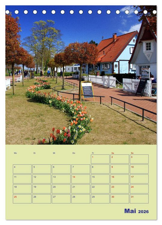 Produktbild: Sehnsuchtsort Ostseebad Boltenhagen (Tischkalender 2026 DIN A5 hoch), CALVENDO Monatskalender
