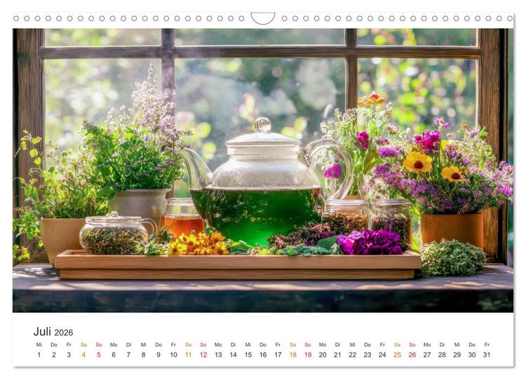 Produktbild: K&uuml;chenkalender - Momente voller Sch&ouml;nheit (Wandkalender 2026 DIN A3 quer), CALVENDO Monatskalender