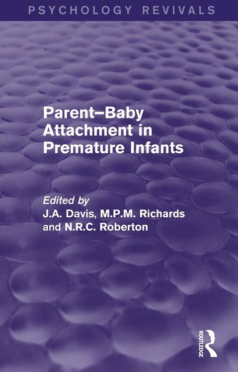 Produktbild: Parent-Baby Attachment in Premature Infants