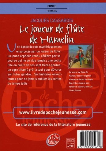 Produktbild: Le joueur de fl&ucirc;te de Hamelin : six contes du temps jadis