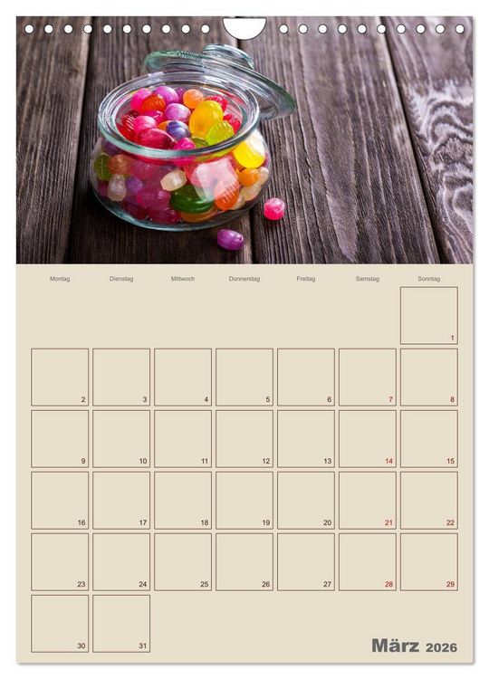 Produktbild: Ein total s&uuml;&szlig;er Planer (Wandkalender 2026 DIN A4 hoch), CALVENDO Monatskalender