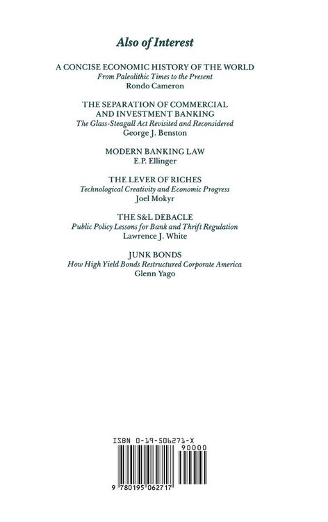 Produktbild: International Banking, 1870-1914