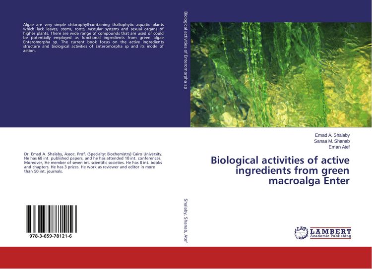 Produktbild: Biological activities of active ingredients from green macroalga Enter