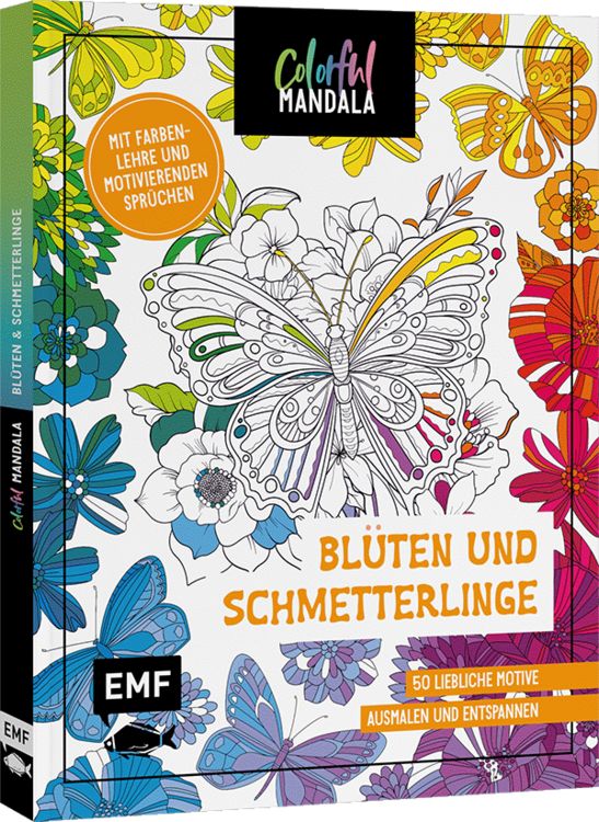 Produktbild: Colorful Mandala &ndash; Bl&uuml;ten und Schmetterlinge