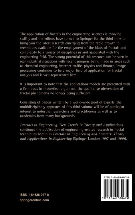 Produktbild: Fractals in Engineering