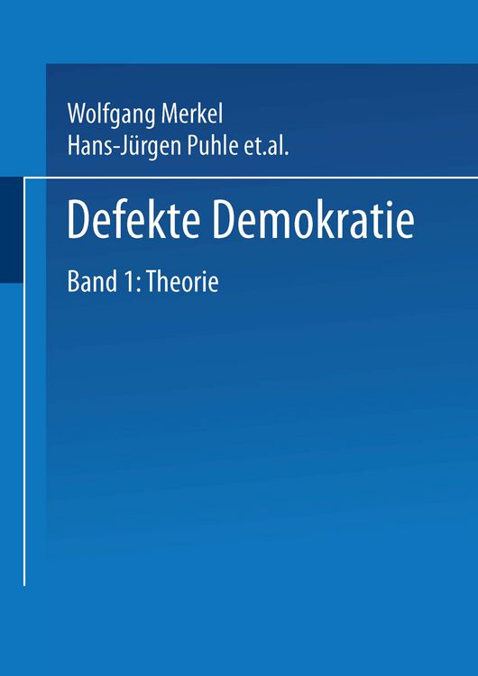 Produktbild: Defekte Demokratie