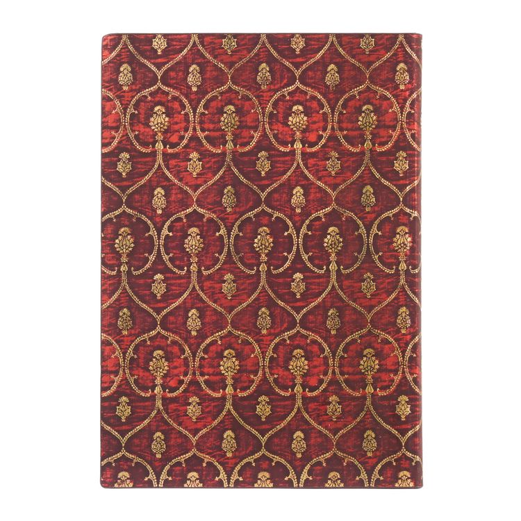 Produktbild: Softcover Notizbuch Samtrot, Midi, LIN