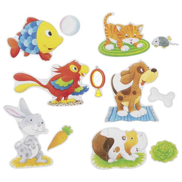Produktbild: Puzzleset Haustiere