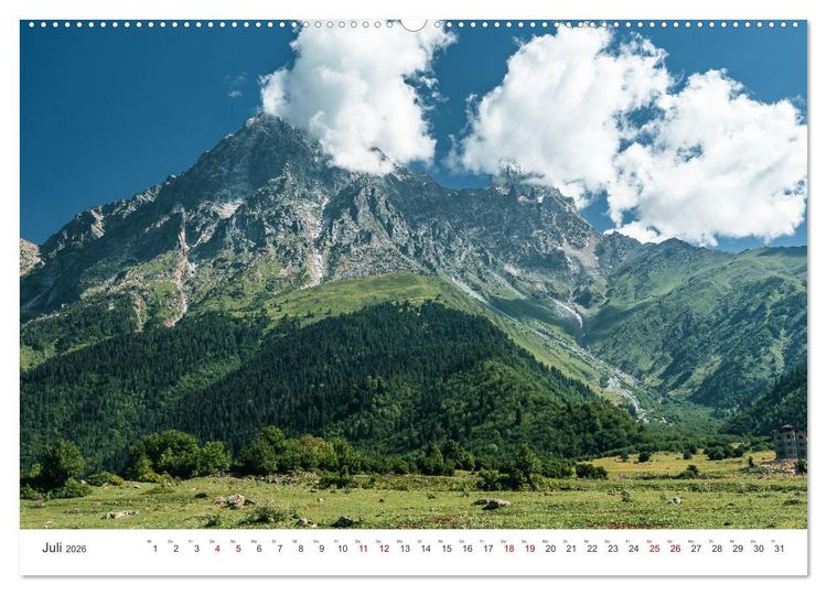 Produktbild: Georgien - Neuzeit-Chroniken (Wandkalender 2026 DIN A2 quer), CALVENDO Monatskalender