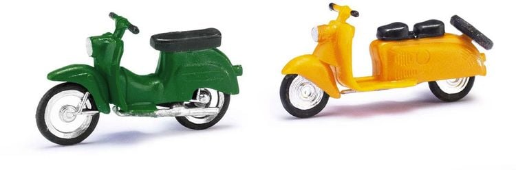 Produktbild: Busch 210008901 H0 Motorrad Modell Simson Berliner Roller/Schwalbe
