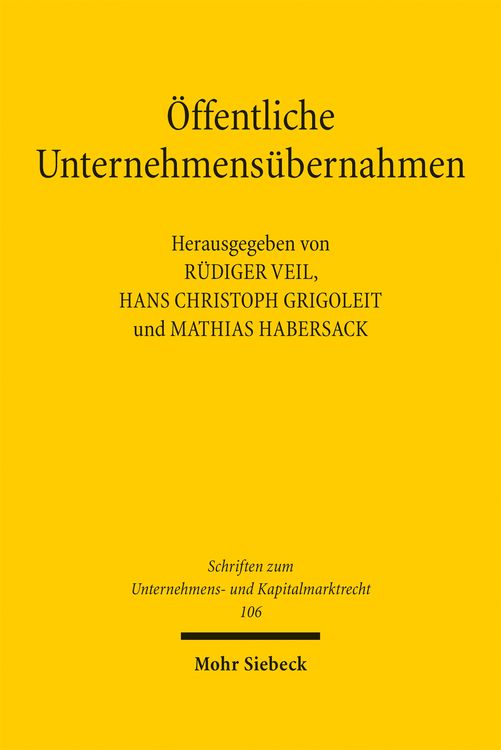Produktbild: &Ouml;ffentliche Unternehmens&uuml;bernahmen