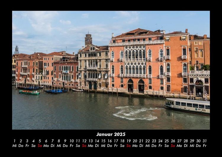 Produktbild: Venedig 2025 Fotokalender DIN A3