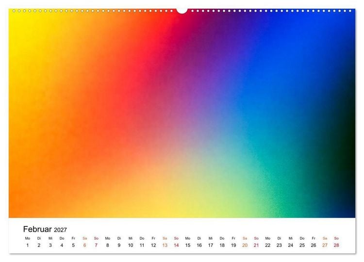 Produktbild: Spektrale Formwelten (Wandkalender 2027 DIN A2 quer), CALVENDO Monatskalender