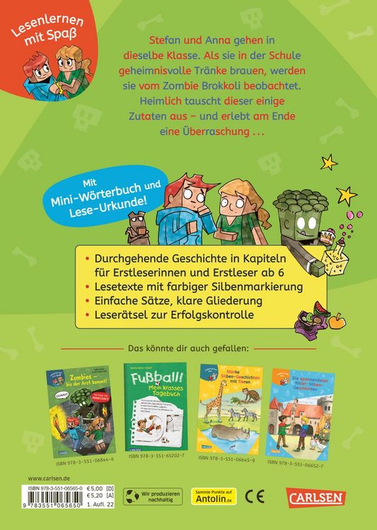 Produktbild: Minecraft Silben-Geschichte: Abenteuer &ndash; bis die Schule wackelt!