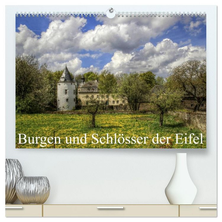 Produktbild: Burgen und Schl&ouml;sser der Eifel (hochwertiger Premium Wandkalender 2026 DIN A2 quer), Kunstdruck in Hochglanz