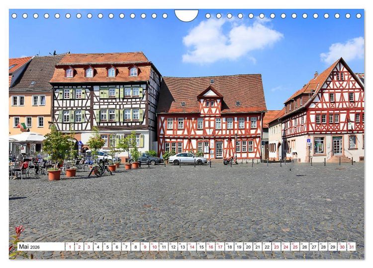 Produktbild: Gro&szlig; Umstadt vom Frankfurter Taxifahrer (Wandkalender 2026 DIN A4 quer), CALVENDO Monatskalender
