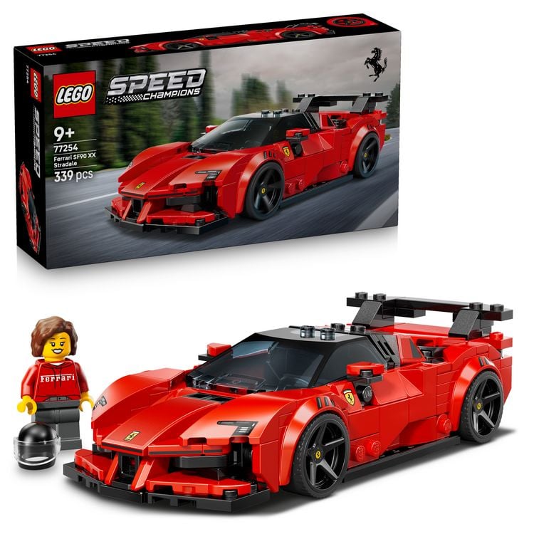 Produktbild: LEGO Speed Champions Ferrari SF90 XX Stradale Sportwagen Bauset 77254