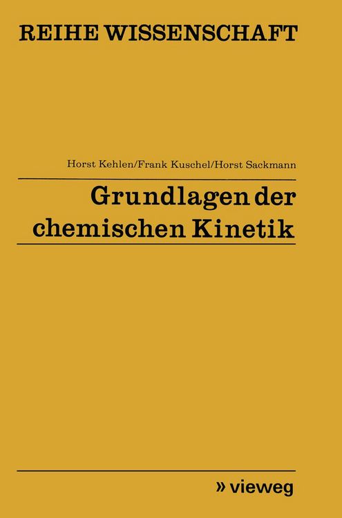 Produktbild: Grundlagen der chemischen Kinetik