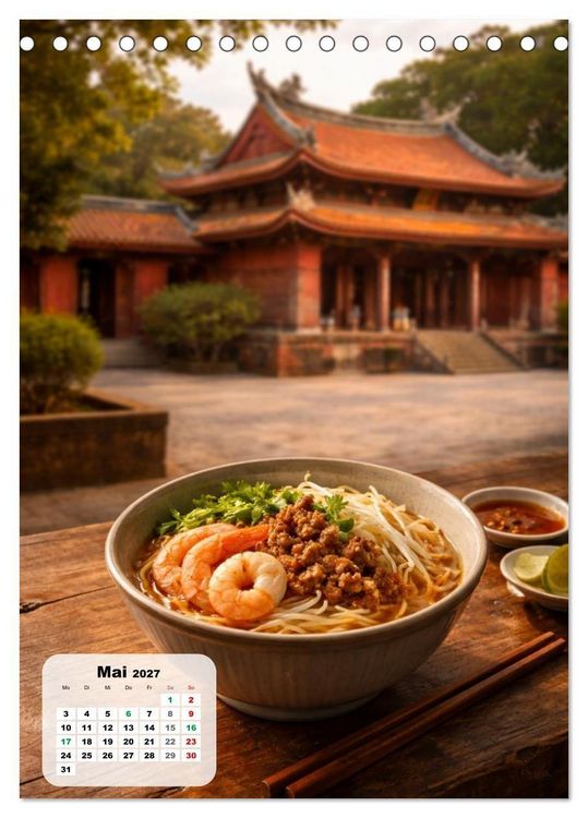 Produktbild: Taiwan &ndash; Eine Schlemmerreise durchs Land der Nachtm&auml;rkte (Tischkalender 2027 DIN A5 hoch), CALVENDO Monatskalender