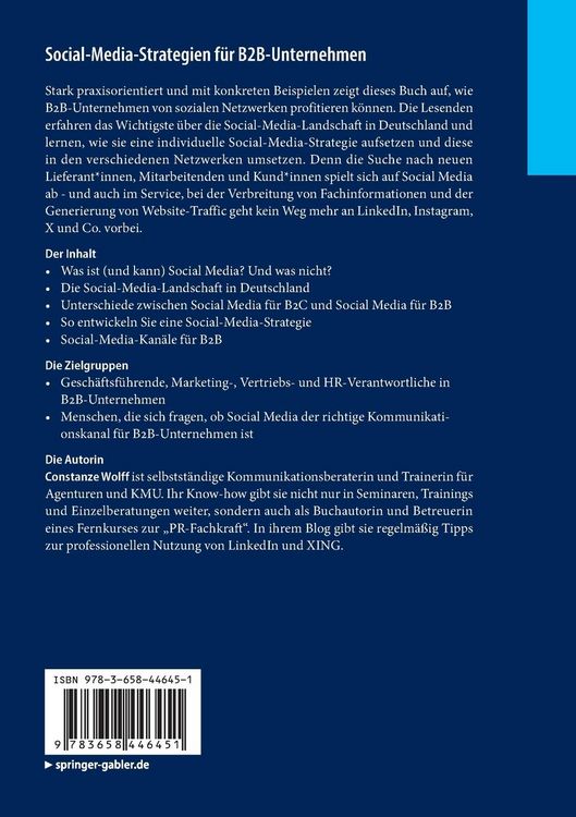 Produktbild: Social-Media-Strategien für B2B-Unternehmen