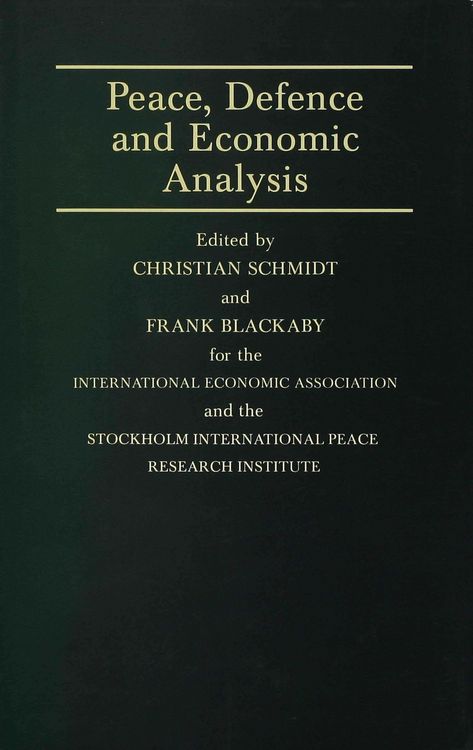Produktbild: Peace, Defence and Economic Analysis