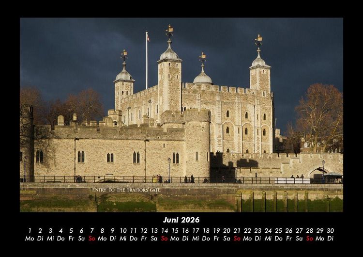 Produktbild: London 2026 Fotokalender DIN A3