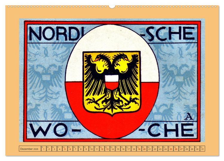 Produktbild: Gru&szlig; aus L&uuml;beck (hochwertiger Premium Wandkalender 2026 DIN A2 quer), Kunstdruck in Hochglanz