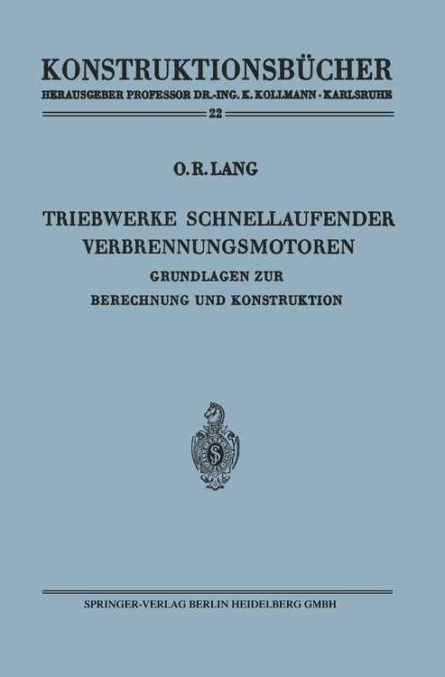 Produktbild: Triebwerke schnellaufender Verbrennungsmotoren
