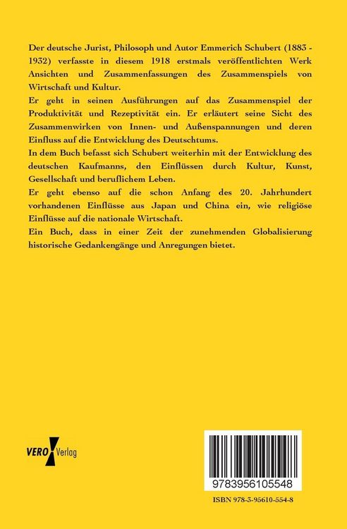Produktbild: Kultur und Volkswirtschaft