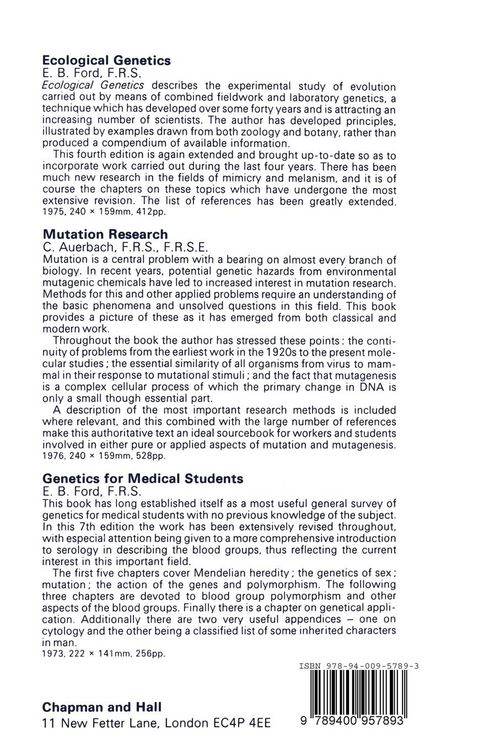 Produktbild: Introduction to Biometrical Genetics