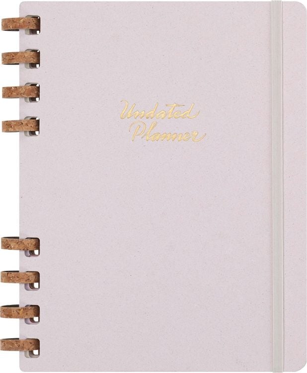 Produktbild: Moleskine Undatierter Life Kalender Mit Spiralbindung, Xl, Wochen-Monatskalender, Fester Einband, Crush Grape