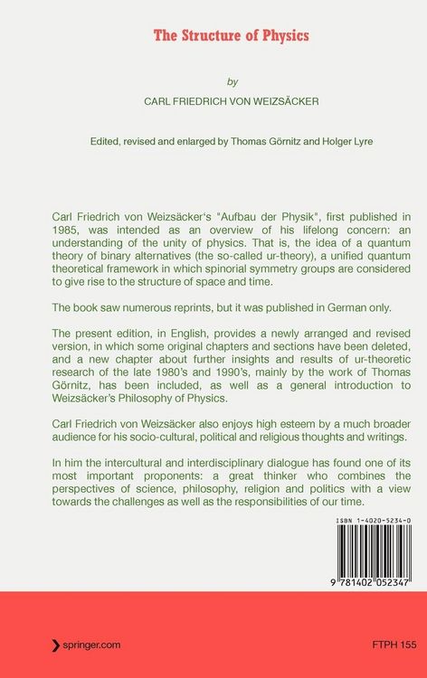 Produktbild: The Structure of Physics