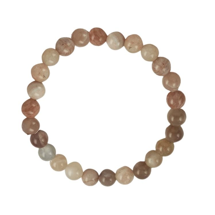 Produktbild: Armband, Mondstein, Kugeln 6mm
