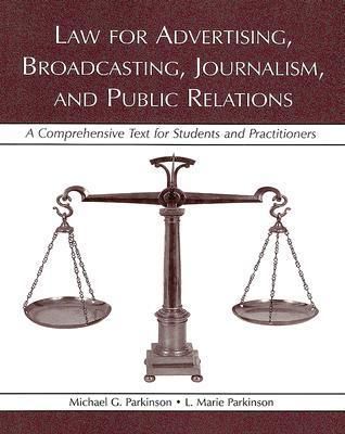 Produktbild: Law for Advertising, Broadcasting, Journalism, and Public Relations