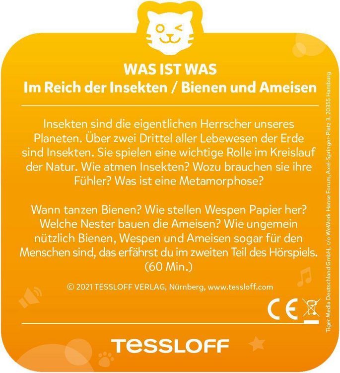 Produktbild: tigercard - WAS IST WAS - Im Reich der Insekten/ Bienen und Ameisen