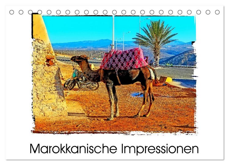Produktbild: Marokkanische Impressionen (Tischkalender 2026 DIN A5 quer), CALVENDO Monatskalender