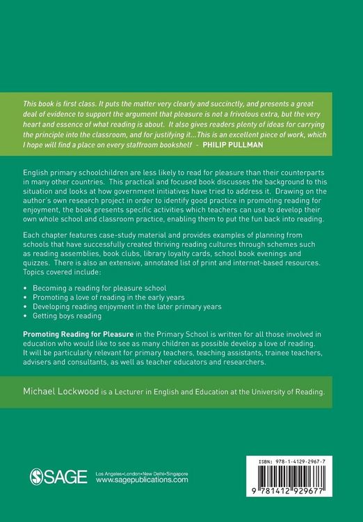 Produktbild: Promoting Reading for Pleasure in the Primary School