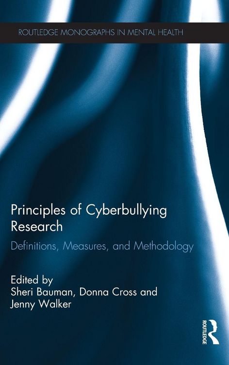 Produktbild: Principles of Cyberbullying Research