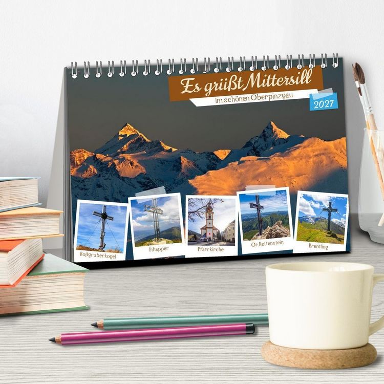 Produktbild: Es gr&uuml;&szlig;t Mittersill (Tischkalender 2027 DIN A5 quer), CALVENDO Monatskalender