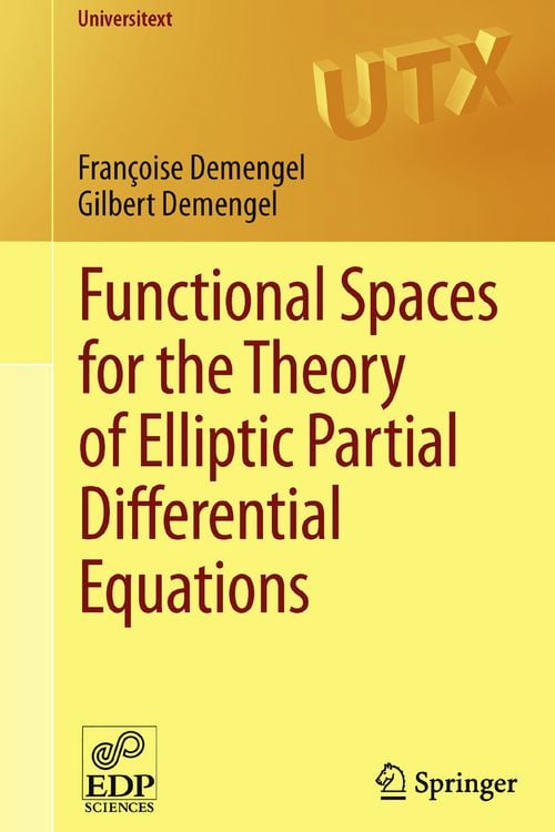 Produktbild: Functional Spaces for the Theory of Elliptic Partial Differential Equations