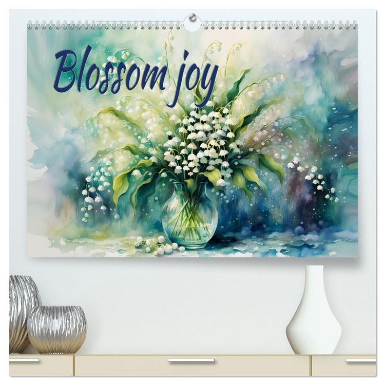 Produktbild: Blossom joy (High Quality Premium Wall Calendar 2026 DIN A2 landscape),CALVENDO 12 Month Wall Calendar