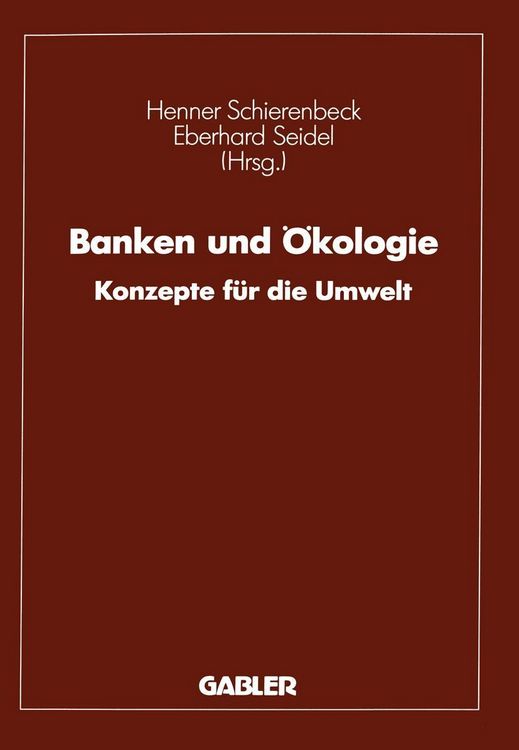 Produktbild: Banken und &Ouml;kologie