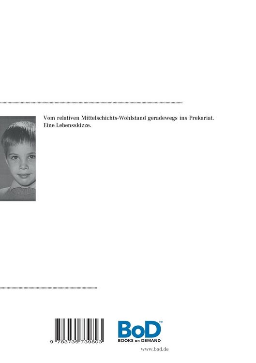 Produktbild: Mein Weg nach unten: Von der Mittelschicht ins Prekariat durch Scheidung und Hartz IV