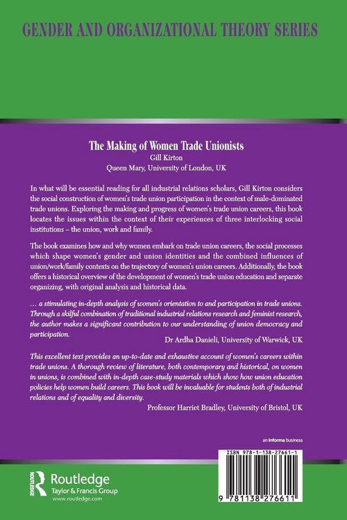 Produktbild: The Making of Women Trade Unionists