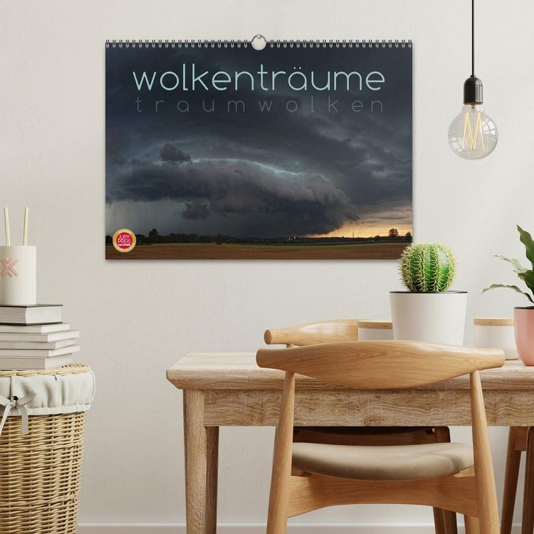 Produktbild: Wolkentr&auml;ume - Traumwolken (Wandkalender 2026 DIN A3 quer), CALVENDO Monatskalender