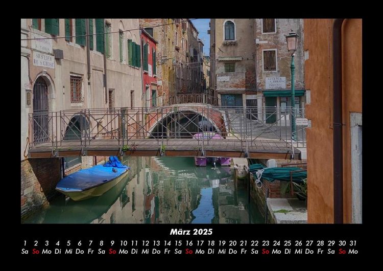 Produktbild: Venedigs Sch&ouml;nheit 2025 Fotokalender DIN A3