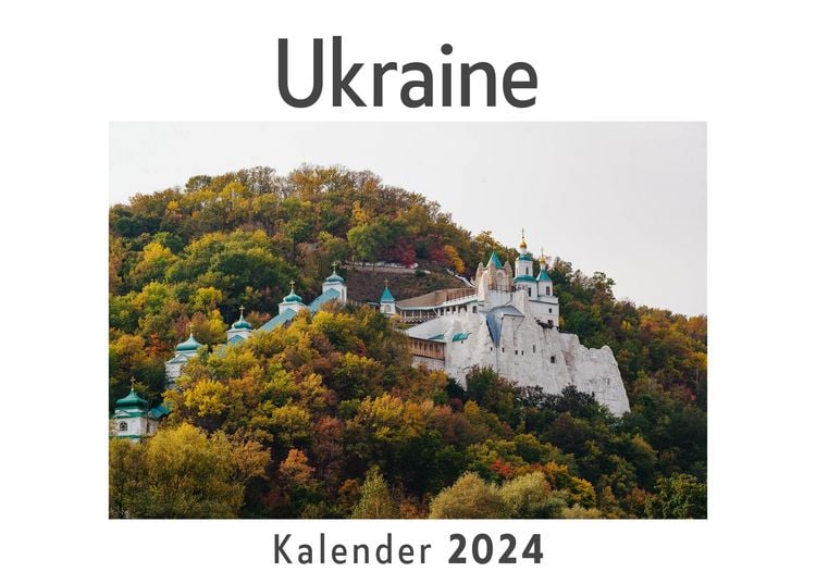 Produktbild: Ukraine (Wandkalender 2024, Kalender DIN A4 quer, Monatskalender im Querformat mit Kalendarium, Das perfekte Geschenk)
