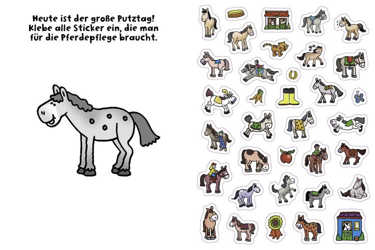 Produktbild: 555 Sticker Pferde